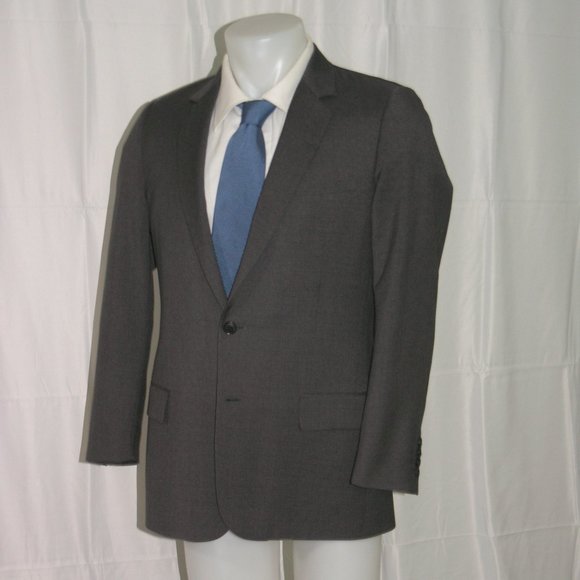 Dior Homme SS2010 Solid Gray Two Suit Jacket